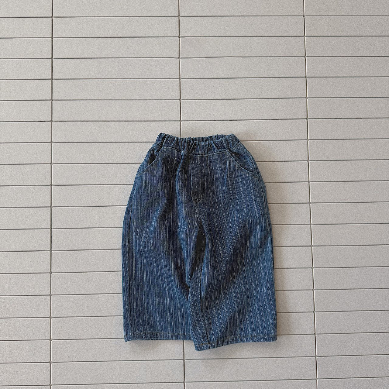 Baby Bella SP26 Stripe Denim Pull - On Pants (6m - 3y) - 2 Colors - AT NOON STORE