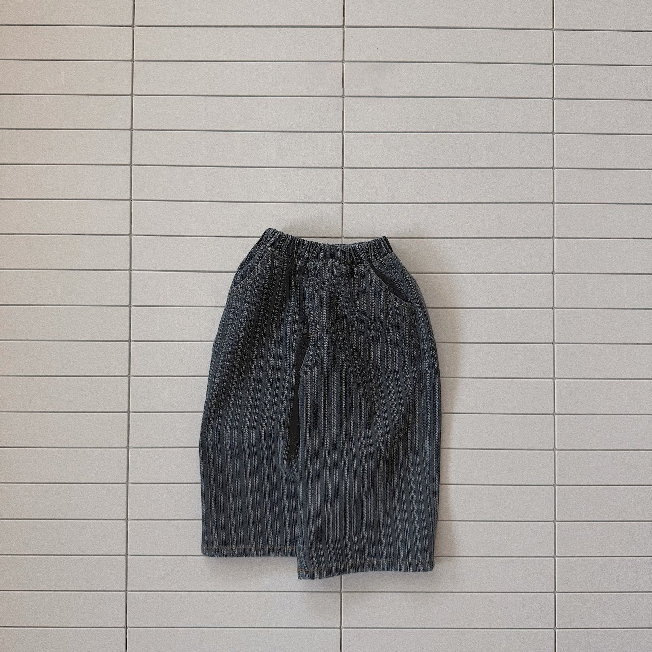 Baby Bella SP26 Stripe Denim Pull - On Pants (6m - 3y) - 2 Colors - AT NOON STORE