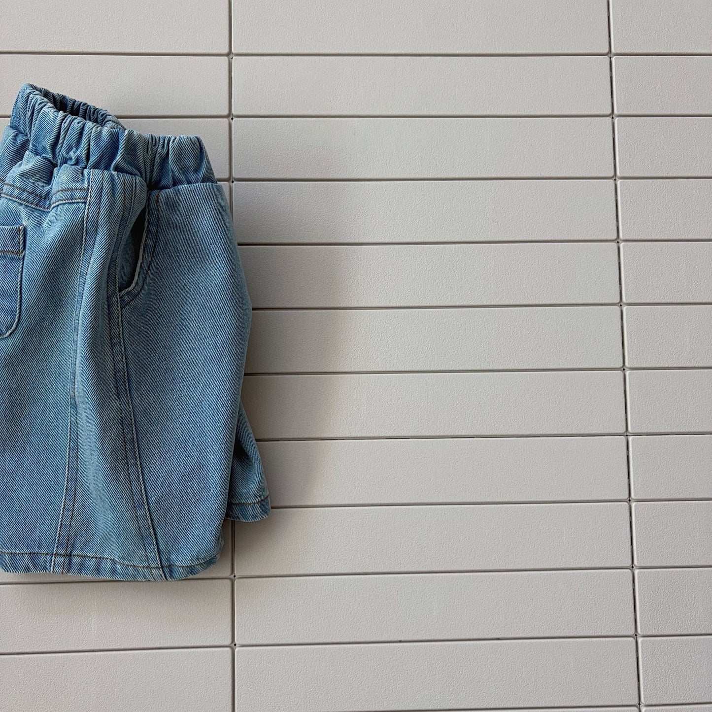 Baby Bella SS26 Denim Shorts (1 - 6y) - Blue - AT NOON STORE