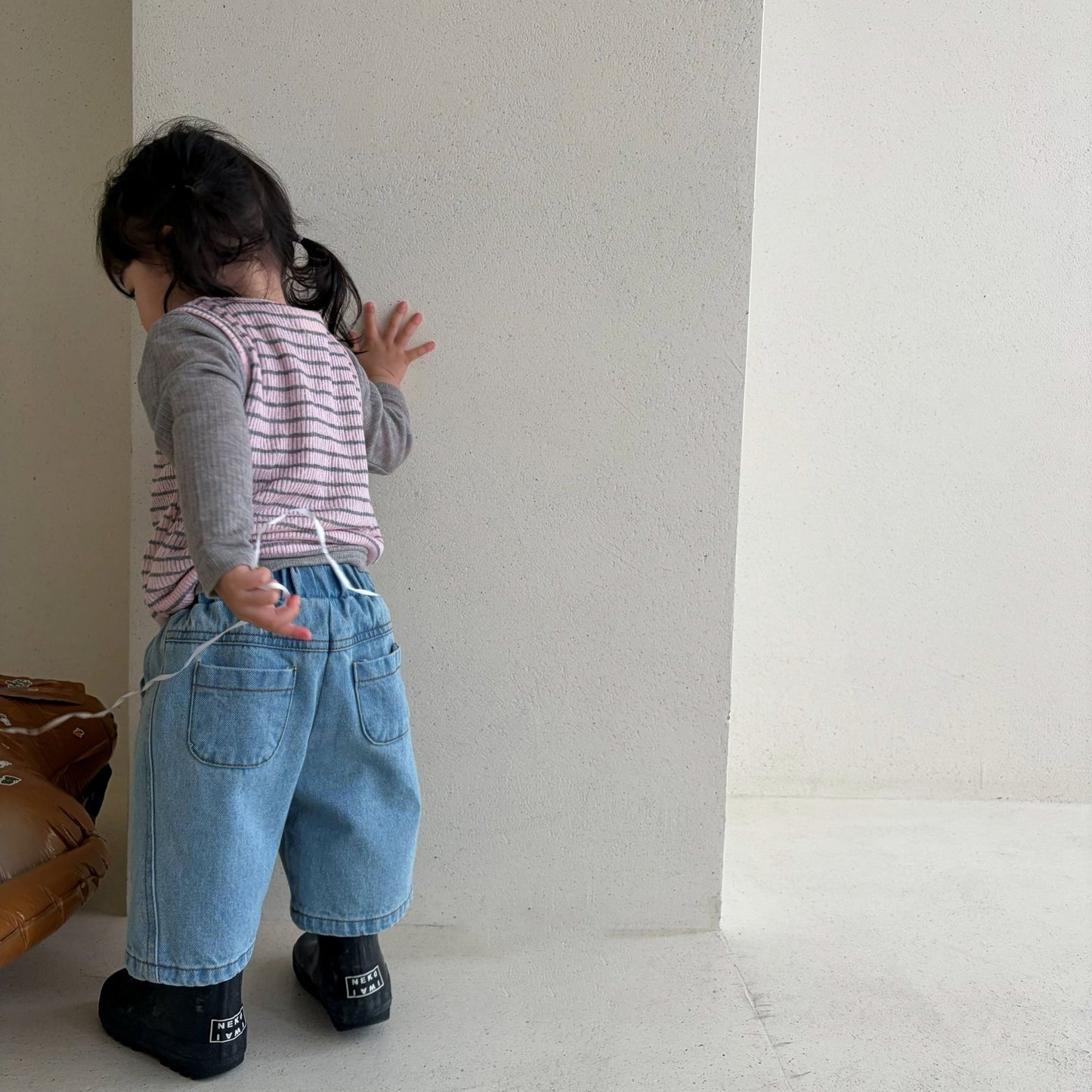 Baby Bella SS26 Denim Shorts (1 - 6y) - Blue - AT NOON STORE