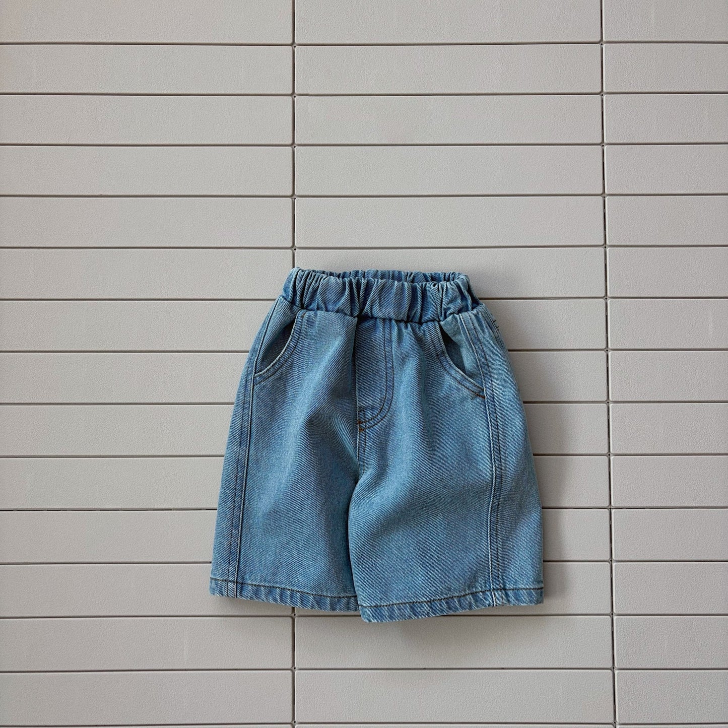 Baby Bella SS26 Denim Shorts (1 - 6y) - Blue - AT NOON STORE