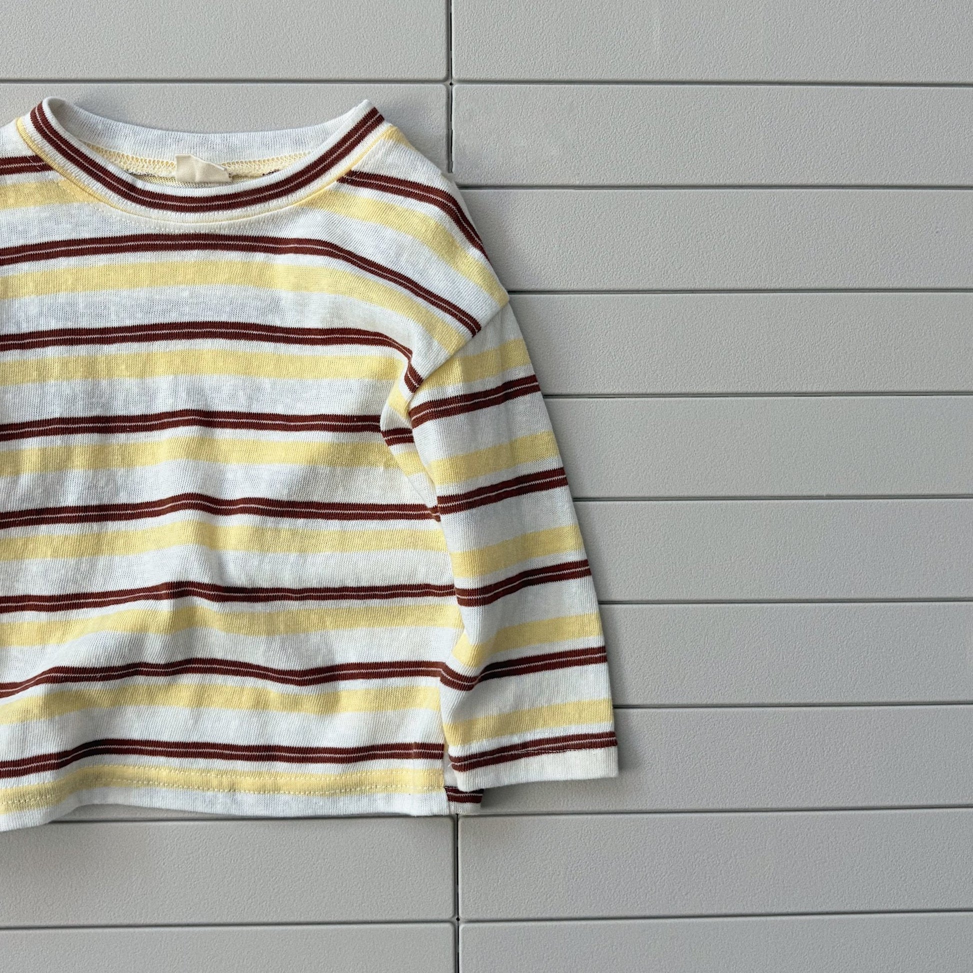 Baby Bella SS26 Summer Stripe Long Sleeve Top (6m - 4y) - 2 Colors - AT NOON STORE