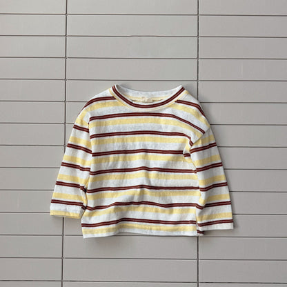 Baby Bella SS26 Summer Stripe Long Sleeve Top (6m - 4y) - 2 Colors - AT NOON STORE