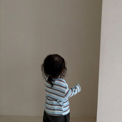 Baby Bella SS26 Summer Stripe Long Sleeve Top (6m - 4y) - 2 Colors - AT NOON STORE