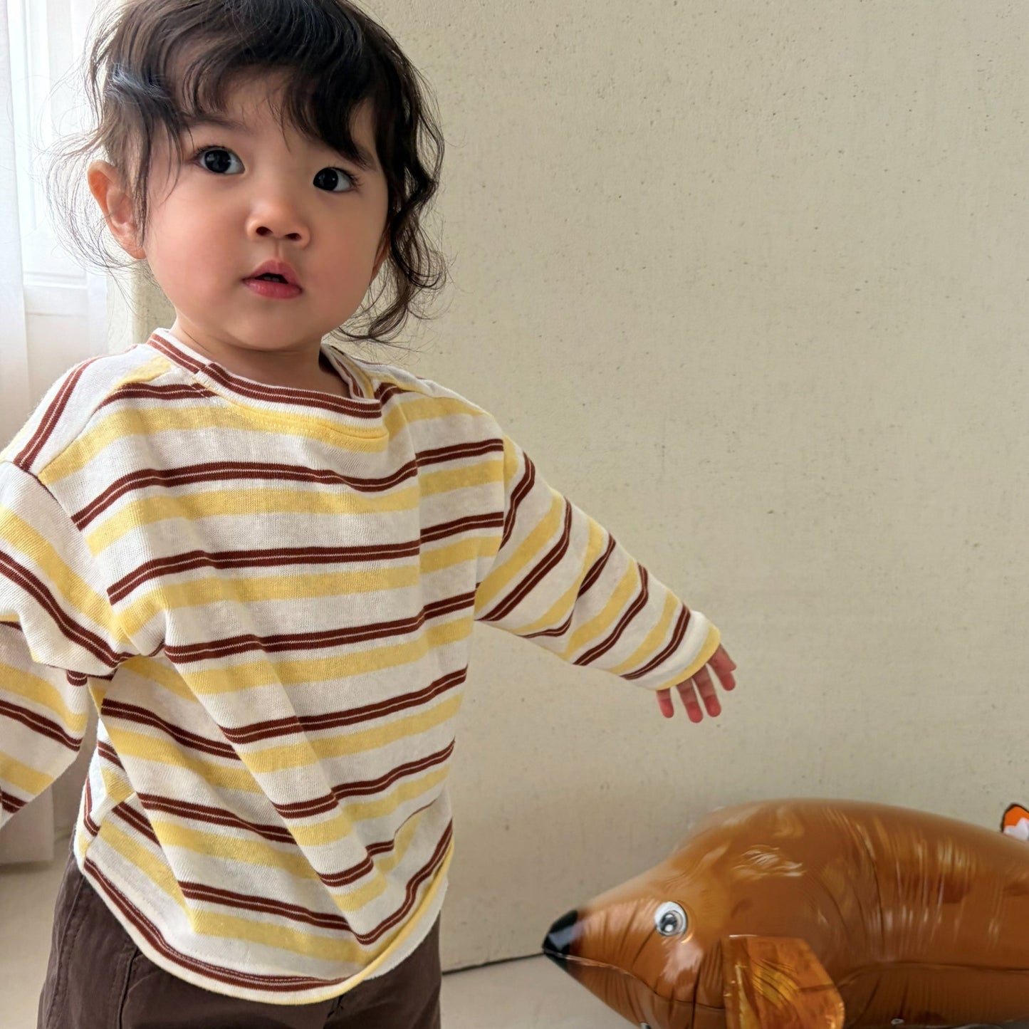 Baby Bella SS26 Summer Stripe Long Sleeve Top (6m - 4y) - 2 Colors - AT NOON STORE