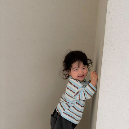 Baby Bella SS26 Summer Stripe Long Sleeve Top (6m - 4y) - 2 Colors - AT NOON STORE