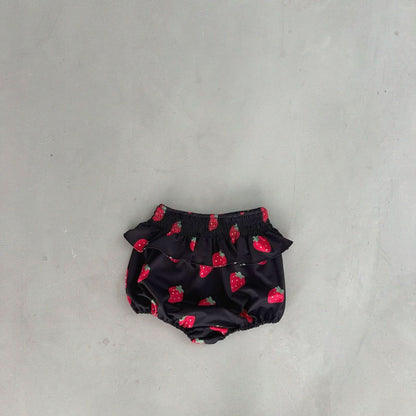 Baby Bella Strawberry Ruffle Bikini Top and Bottom Set (1 - 5y) - 2 Colors kids outfit