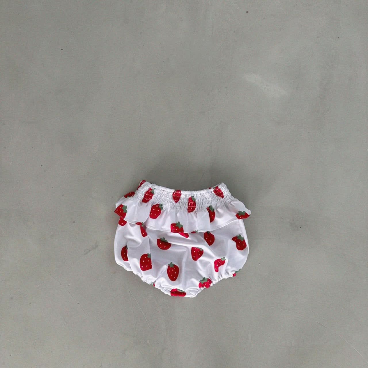 Baby Bella Strawberry Ruffle Bikini Top and Bottom Set (1 - 5y) - 2 Colors kids outfit