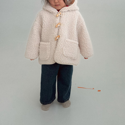 Baby Bella W25 Sherpa Hooded Pocket Duffle Jacket (6m - 3y) - 2 Colors kids outfit