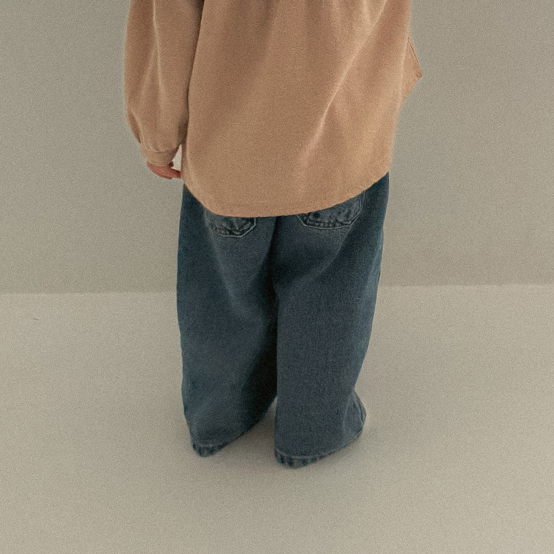 Baby Bella W25 Stitch Detail Denim Pants (6m-3y) - Denim kids outfit