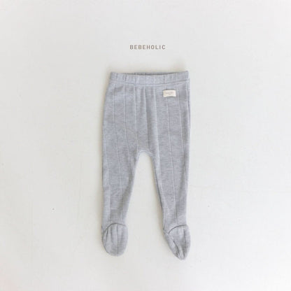 Baby BH 23F Ribbed Footed Leggings (3 - 18m) - 4 Colors kids outfit