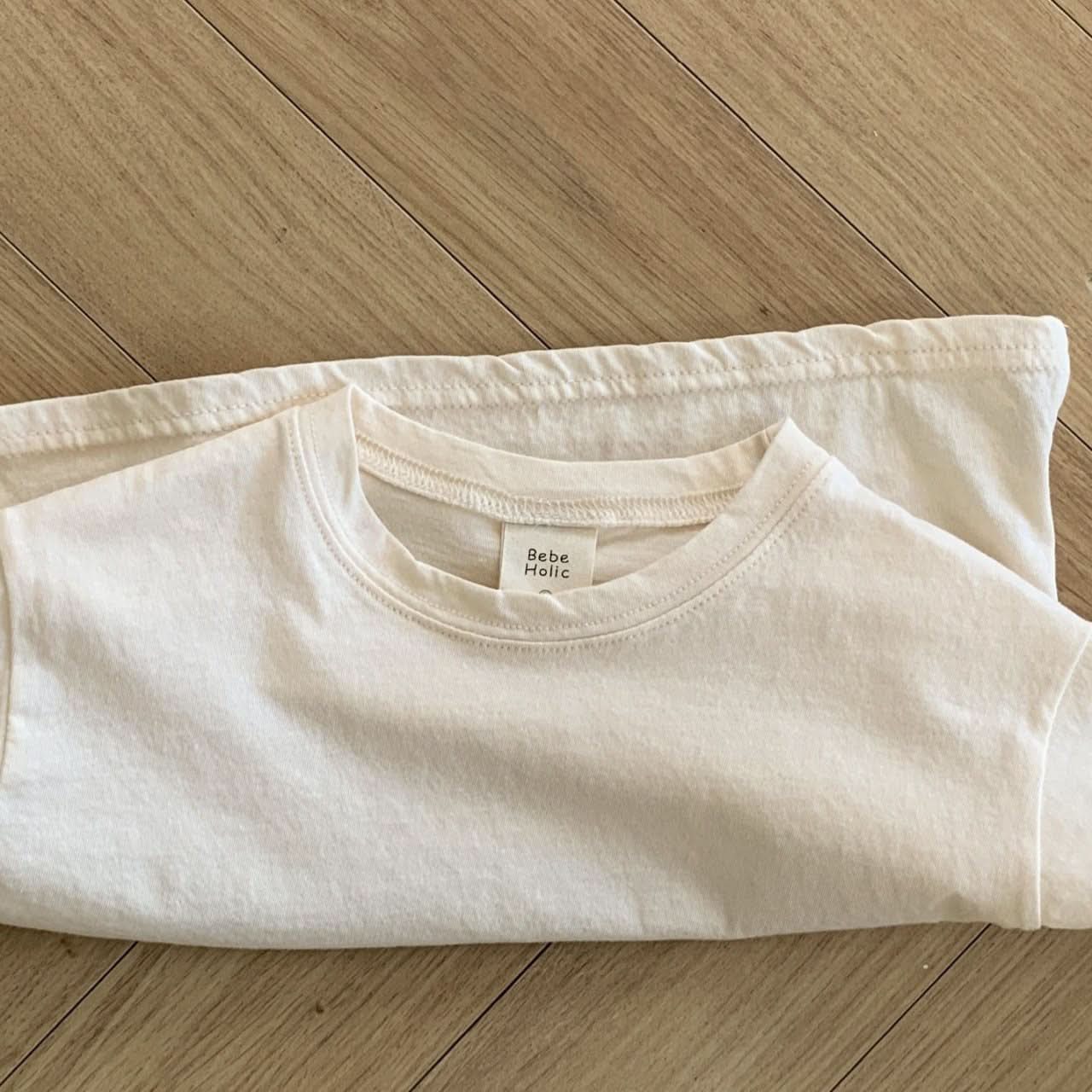 Baby BH Crewneck Short Sleeve Basic Top (3 - 18m) - 3 Colors kids outfit