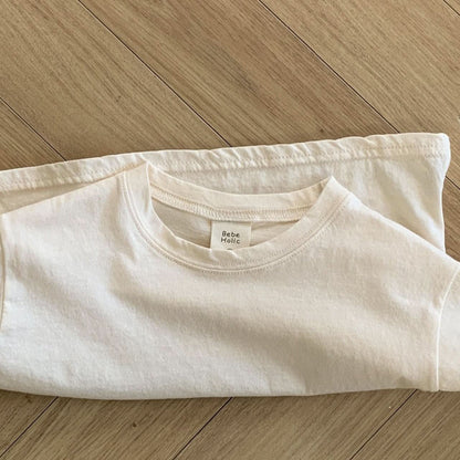 Baby BH Crewneck Short Sleeve Basic Top (3 - 18m) - 3 Colors kids outfit