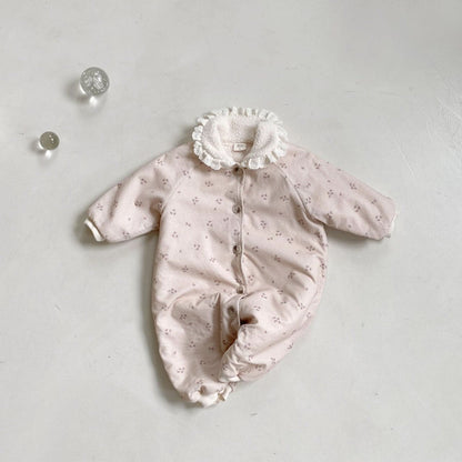 Baby BH Floral Print Warm Snowsuit (6 - 18m) - 2 Colors kids outfit