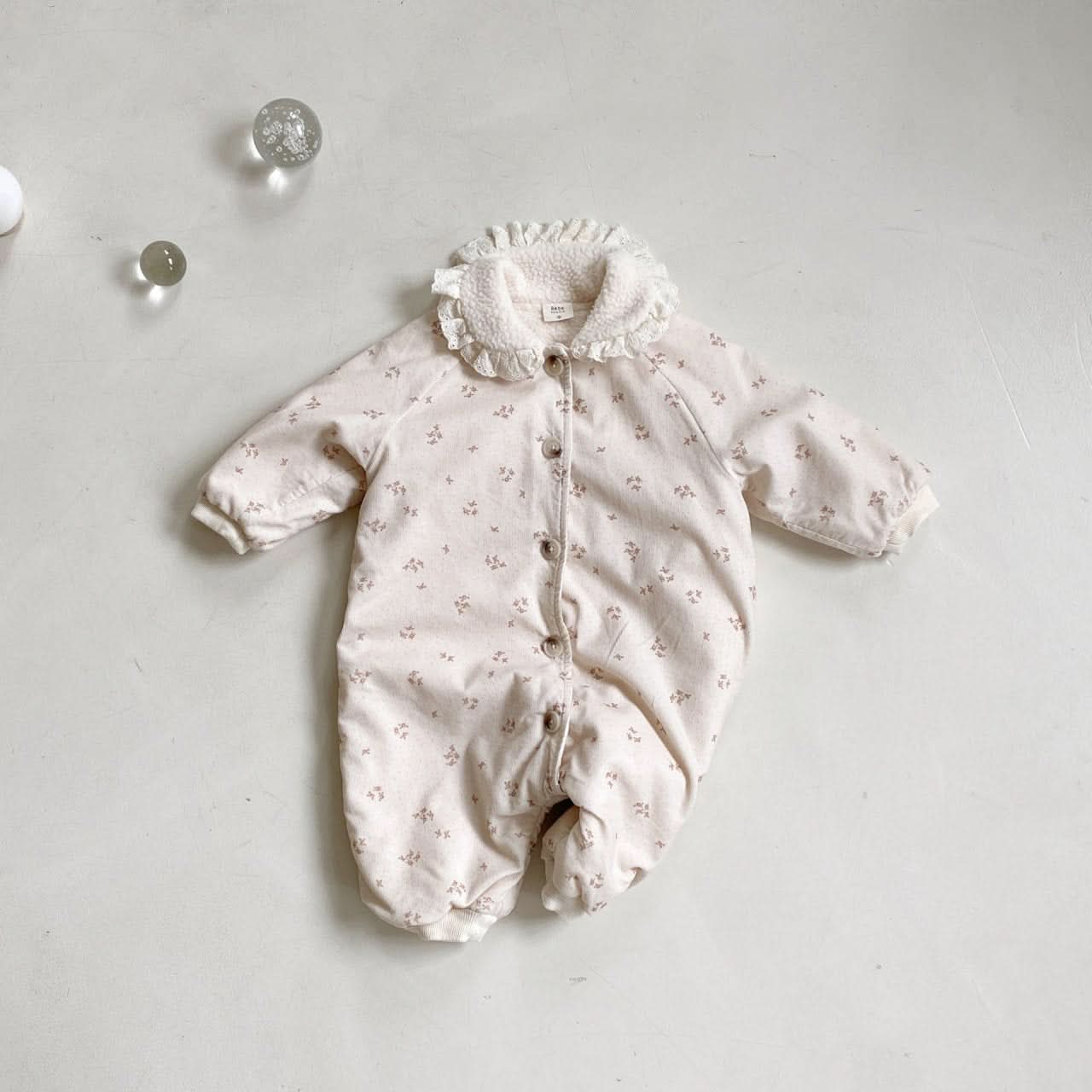 Baby BH Floral Print Warm Snowsuit (6 - 18m) - 2 Colors kids outfit