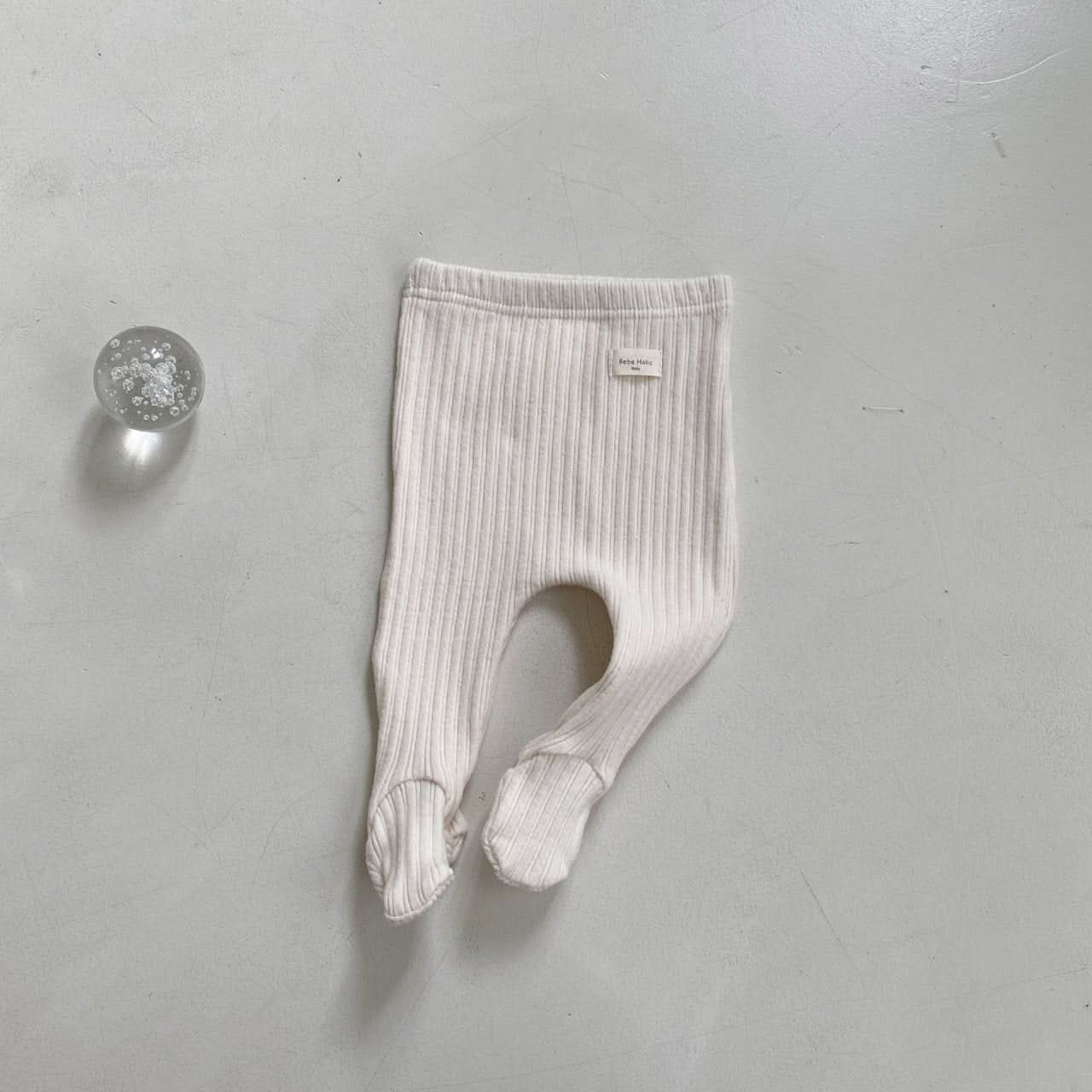 Baby BH Ribbed Footed Warm Leggings (3 - 18m) - 4 Colors kids outfit