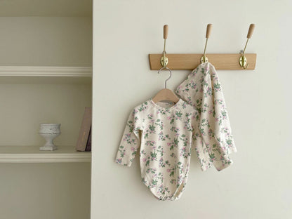 Baby Bodysuit and Leggings Set (3 - 18m) - Floral kids outfit
