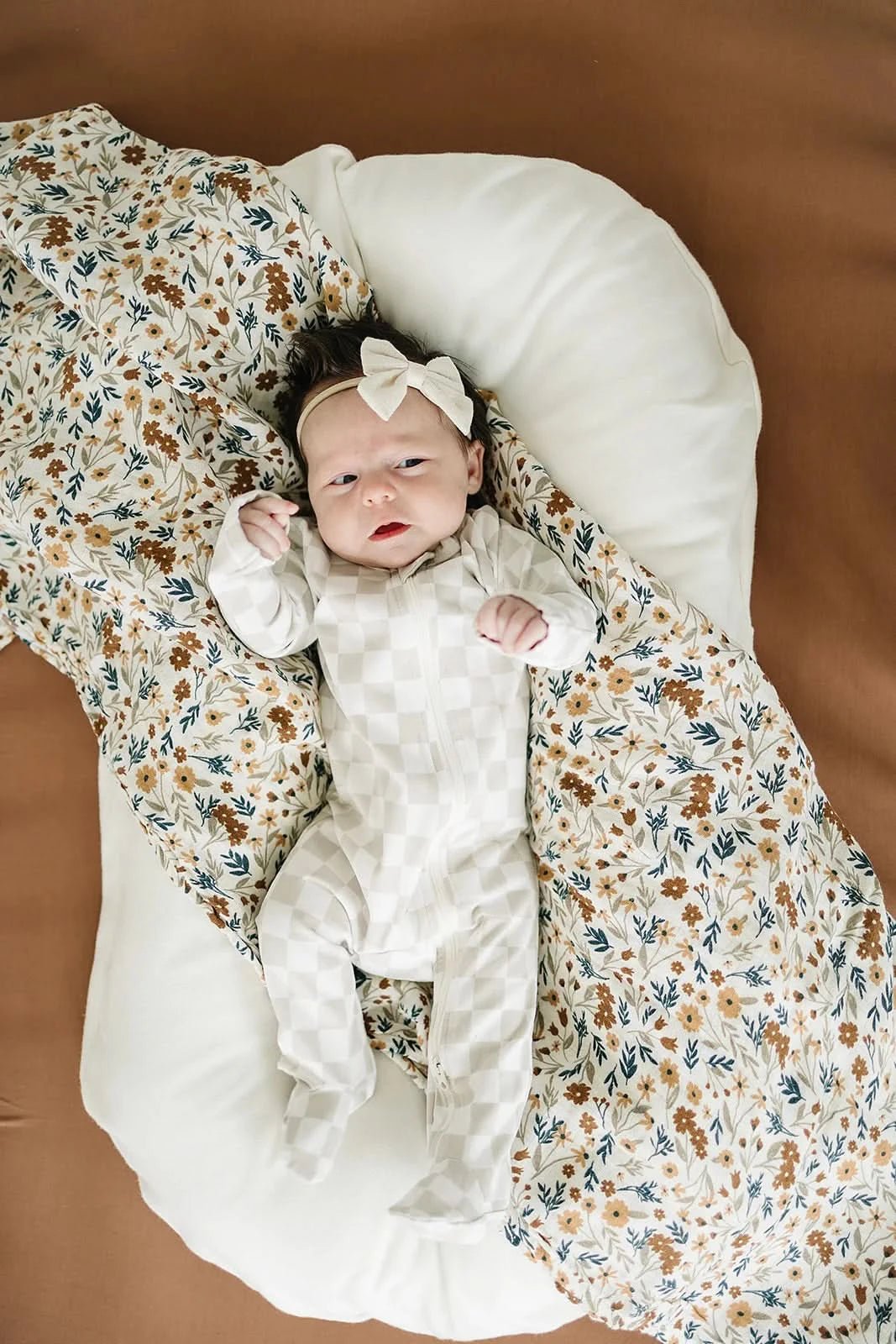 Baby Checkered Zipper Pajama (Newborn - 24m) - 2 Colors kids outfit