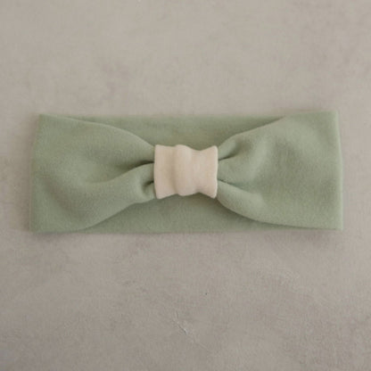 Baby Contrast Trim Knot Headband - 4 Colors kids outfit