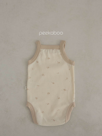 Baby Contrast Trim Mushroom Cami Romper (3 - 18m) - 3 Colors kids outfit