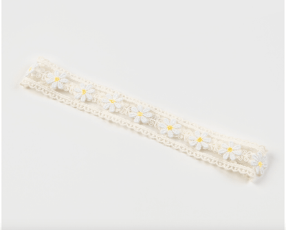 Baby Daisy Mesh Lace Headband (3 - 18m) kids outfit