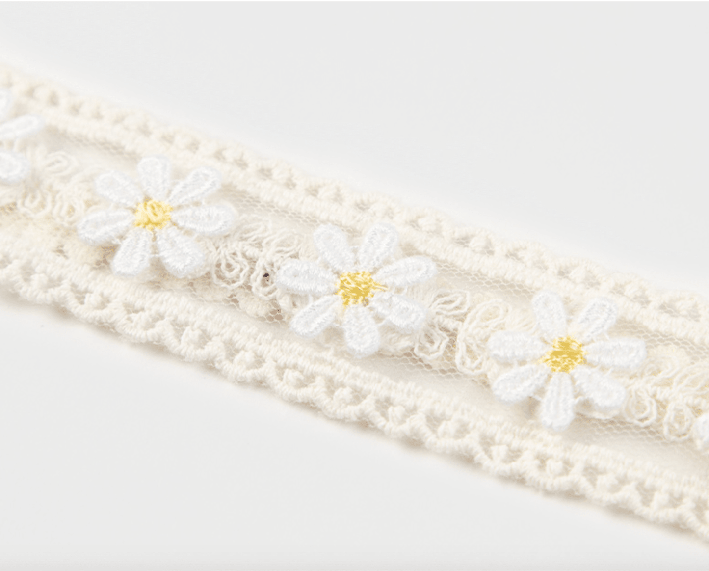 Baby Daisy Mesh Lace Headband (3 - 18m) kids outfit