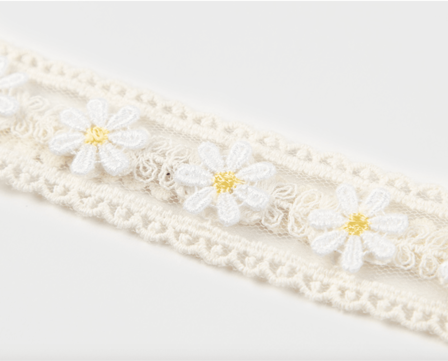 Baby Daisy Mesh Lace Headband (3 - 18m) kids outfit