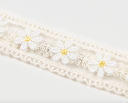 Baby Daisy Mesh Lace Headband (3 - 18m) kids outfit