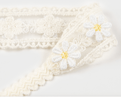 Baby Daisy Mesh Lace Headband (3 - 18m) kids outfit