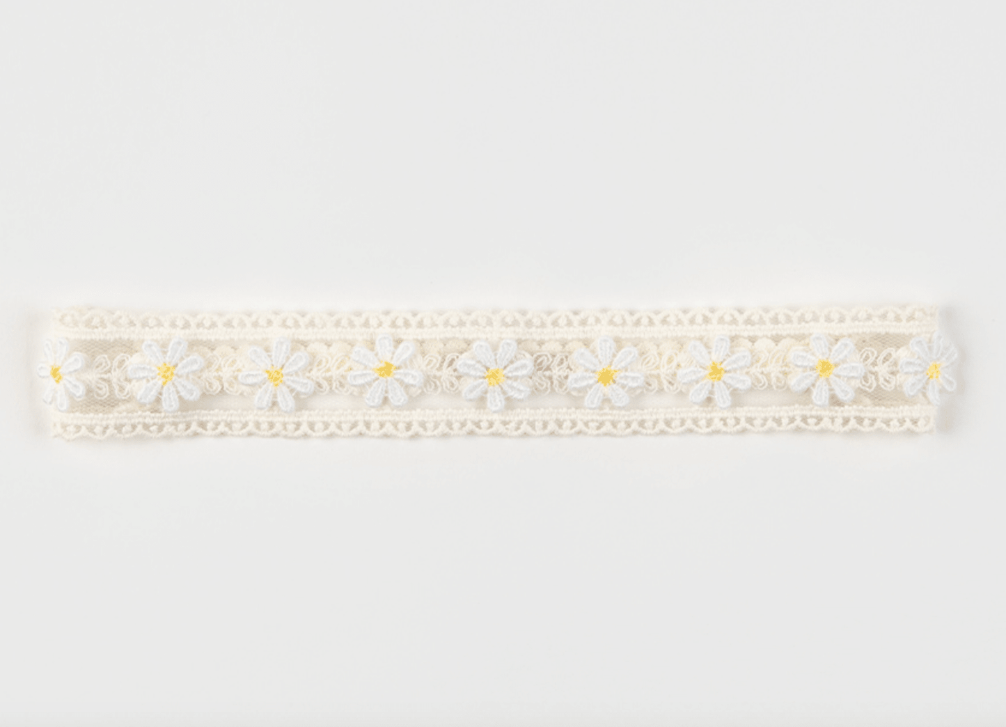 Baby Daisy Mesh Lace Headband (3 - 18m) kids outfit