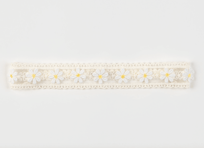Baby Daisy Mesh Lace Headband (3 - 18m) kids outfit