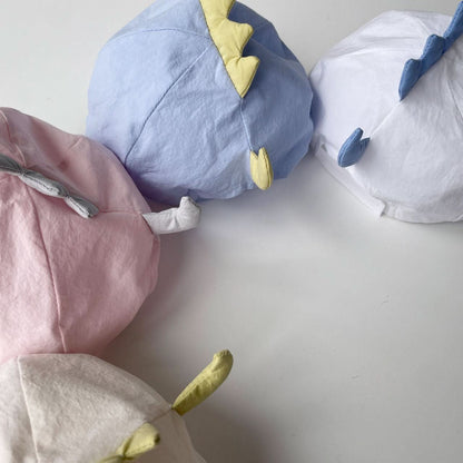 Baby Dinosaur Embroidered Soft Cap (2 - 3y) - 4 Colors kids outfit