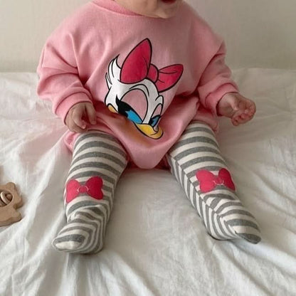 Baby Disney Longsleeve Romper and Footed Leggings Set (6 - 18m) - 2 Colors kids outfit