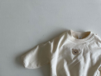 Baby Embroidery Sweatshirt and Sock Leggings Set (6 - 24m) - 2 Colors kids outfit