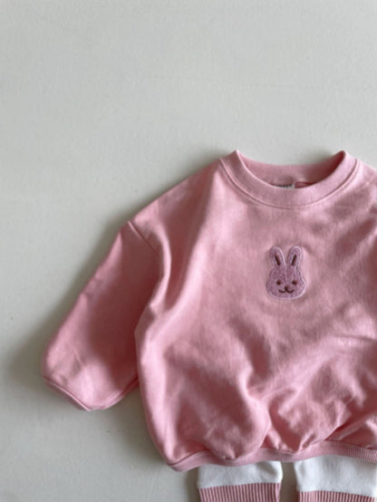 Baby Embroidery Sweatshirt and Sock Leggings Set (6 - 24m) - 2 Colors kids outfit