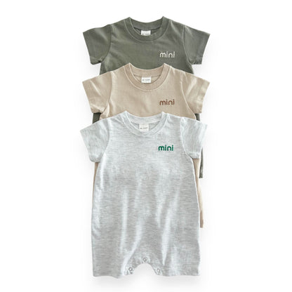 Baby Family Embroidery "mini" Jumpsuit (3 - 18m) - 3 Colors kids outfit