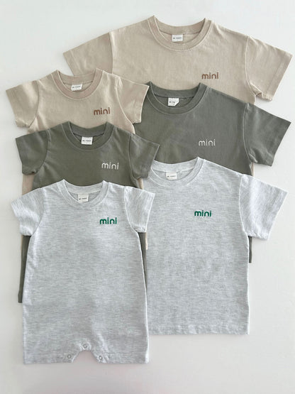 Baby Family Embroidery "mini" Jumpsuit (3 - 18m) - 3 Colors kids outfit