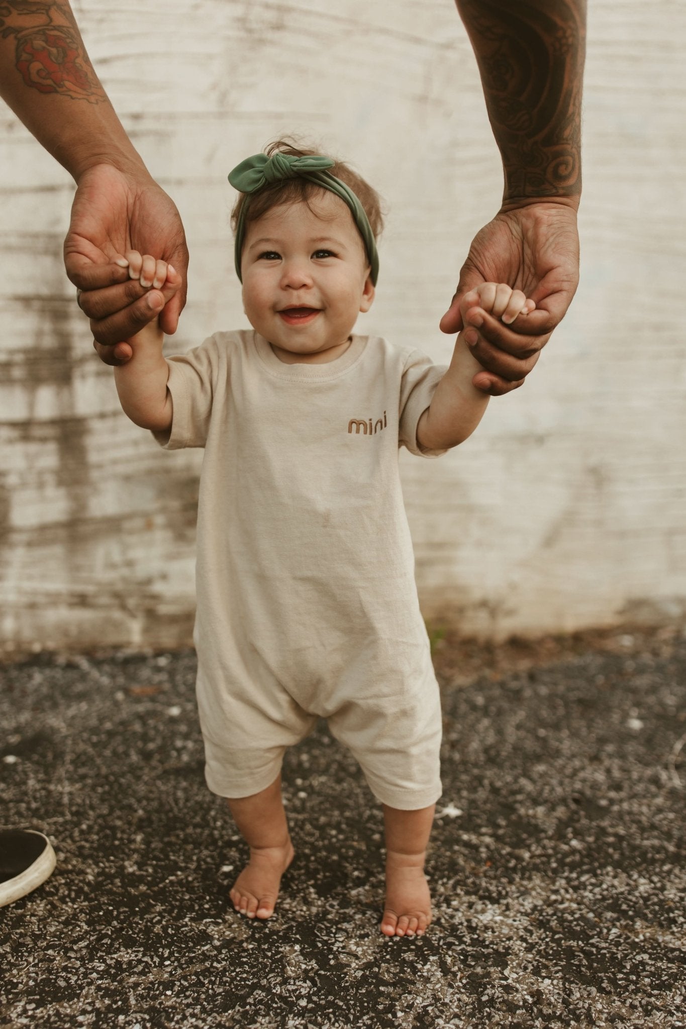 Baby Family Embroidery "mini" Jumpsuit (3 - 18m) - 3 Colors kids outfit