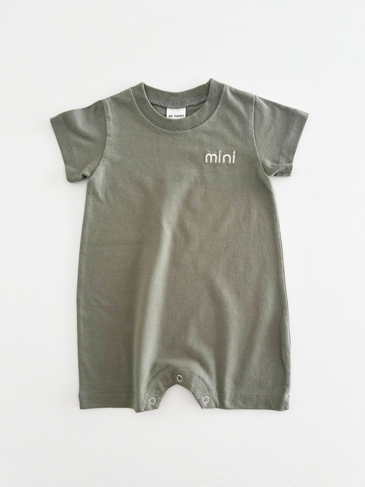 Baby Family Embroidery "mini" Jumpsuit (3 - 18m) - 3 Colors kids outfit