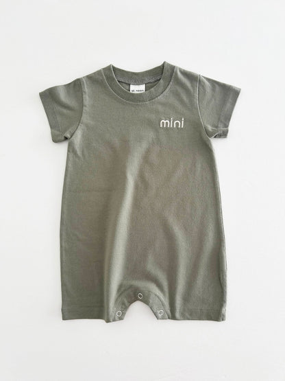 Baby Family Embroidery "mini" Jumpsuit (3 - 18m) - 3 Colors kids outfit