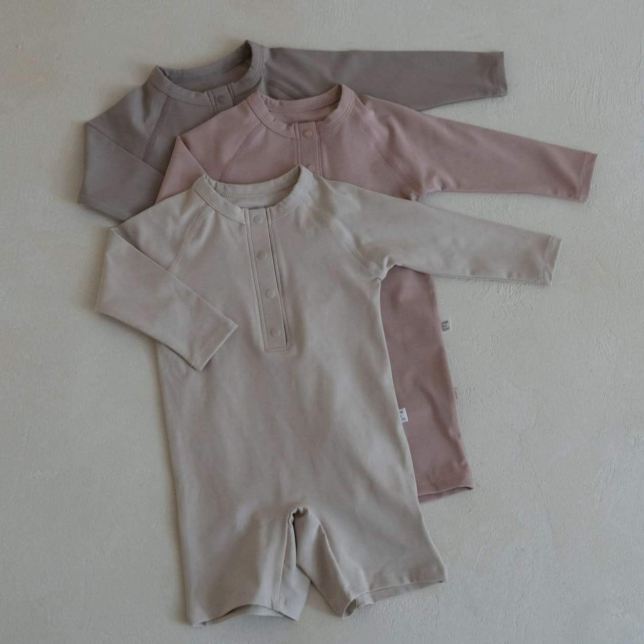 Baby Front Button One - Piece Rashguard (3 - 18m) - 3 Colors kids outfit