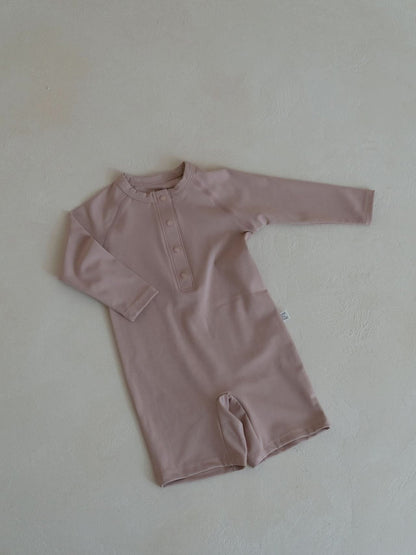 Baby Front Button One - Piece Rashguard (3 - 18m) - 3 Colors kids outfit
