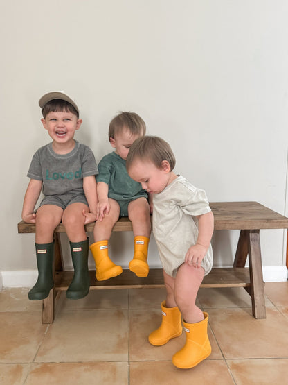 Baby Garment - Dyed T-Shirt Romper (3 - 18m) - 4 Colors kids outfit