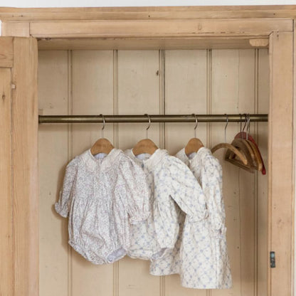 Baby Lace Detail Soft Brushed Fabric Romper (3m - 18m) - 2 Colors kids outfit