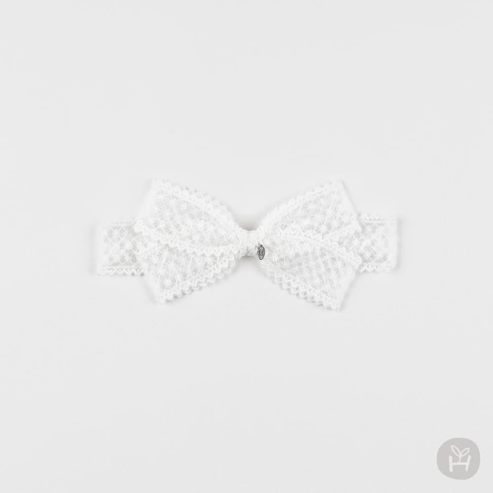 Baby Lace Headband (3 - 18m) - Ivory kids outfit