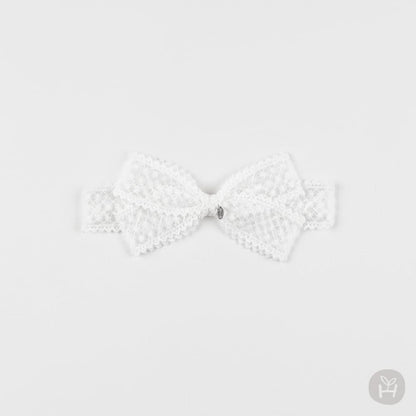 Baby Lace Headband (3 - 18m) - Ivory kids outfit