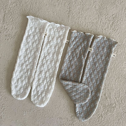 Baby Lala S25 Sheer Lace Knee Socks (Free Size) - 2 Colors kids outfit