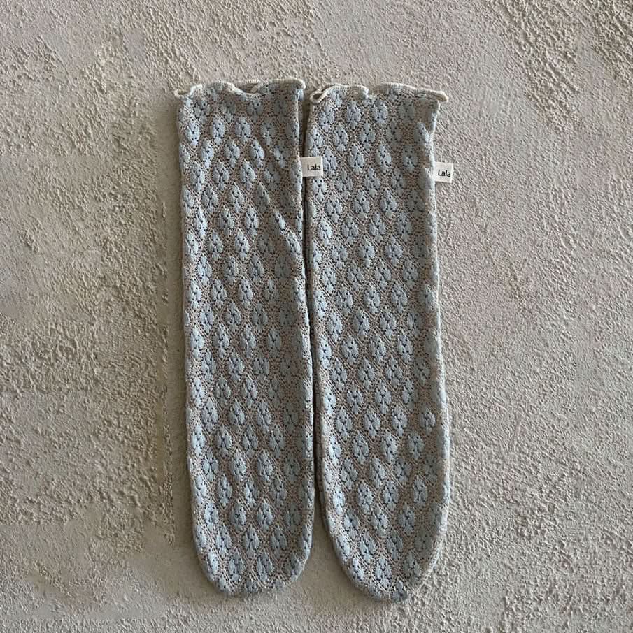 Baby Lala S25 Sheer Lace Knee Socks (Free Size) - 2 Colors kids outfit