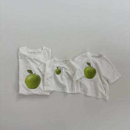 Baby Land SS26 Berry Apple Short Sleeve Top (4m - 18m) - 2 Colors - AT NOON STORE