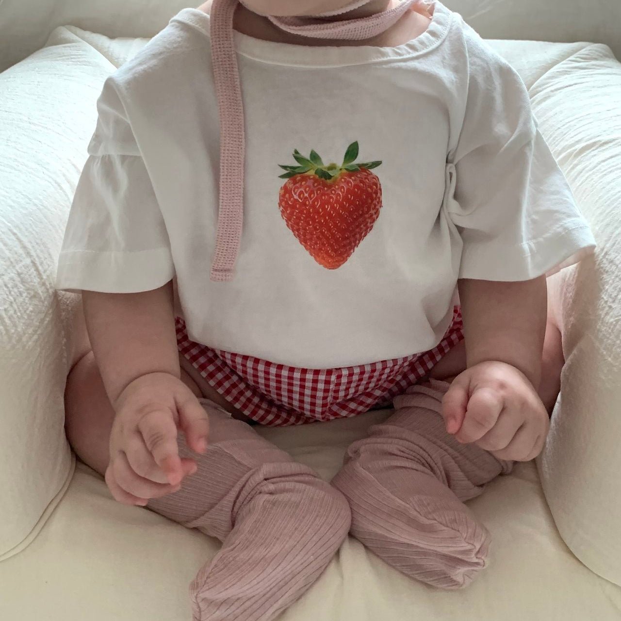 Baby Land SS26 Berry Apple Short Sleeve Top (4m - 18m) - 2 Colors - AT NOON STORE